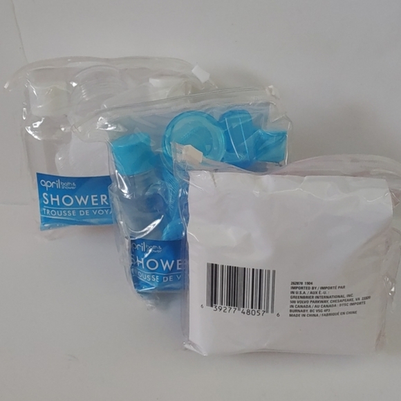Bath and shower travel kit 10pc set - Picture 5 of 5